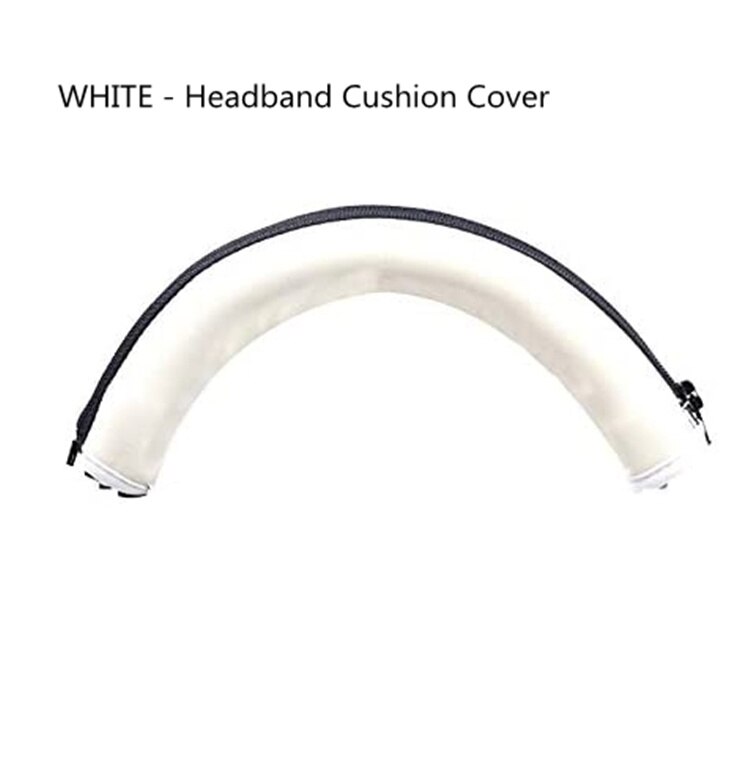 Ersatz Ohrpolster für CORSAIR VIRTUOSO RGB Drahtlose SE Headset Kopfhörer Leder Hülse Kopfhörer Ohrenschützer: 1pcs White Headband