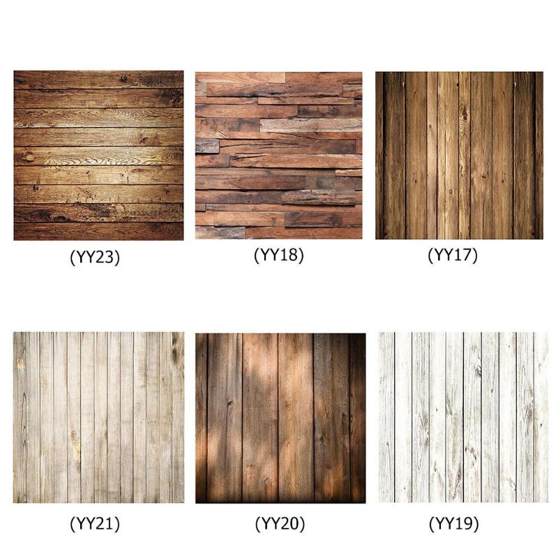 60x60cm Retro Wood Photography Backdrops Studio Video Photo Background Decoration Wood Printing Backdrops for Camera Photo