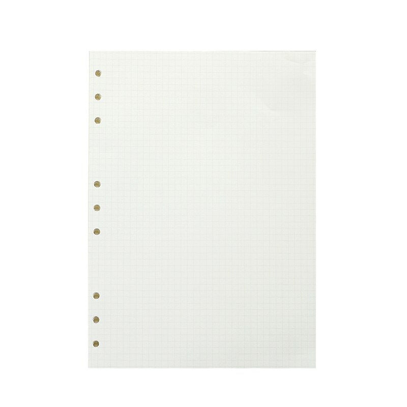A4 B5 Leaf Notebook Refill Spiral Binder Planner Inner Page Inside Paper Dairy Weekly Monthly Plan To do Line Dot grid 45 sheets