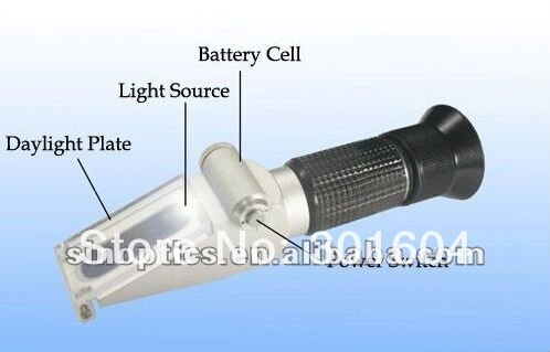 58-92% brix verlichting brix Refractometer ZGRB-92SATC