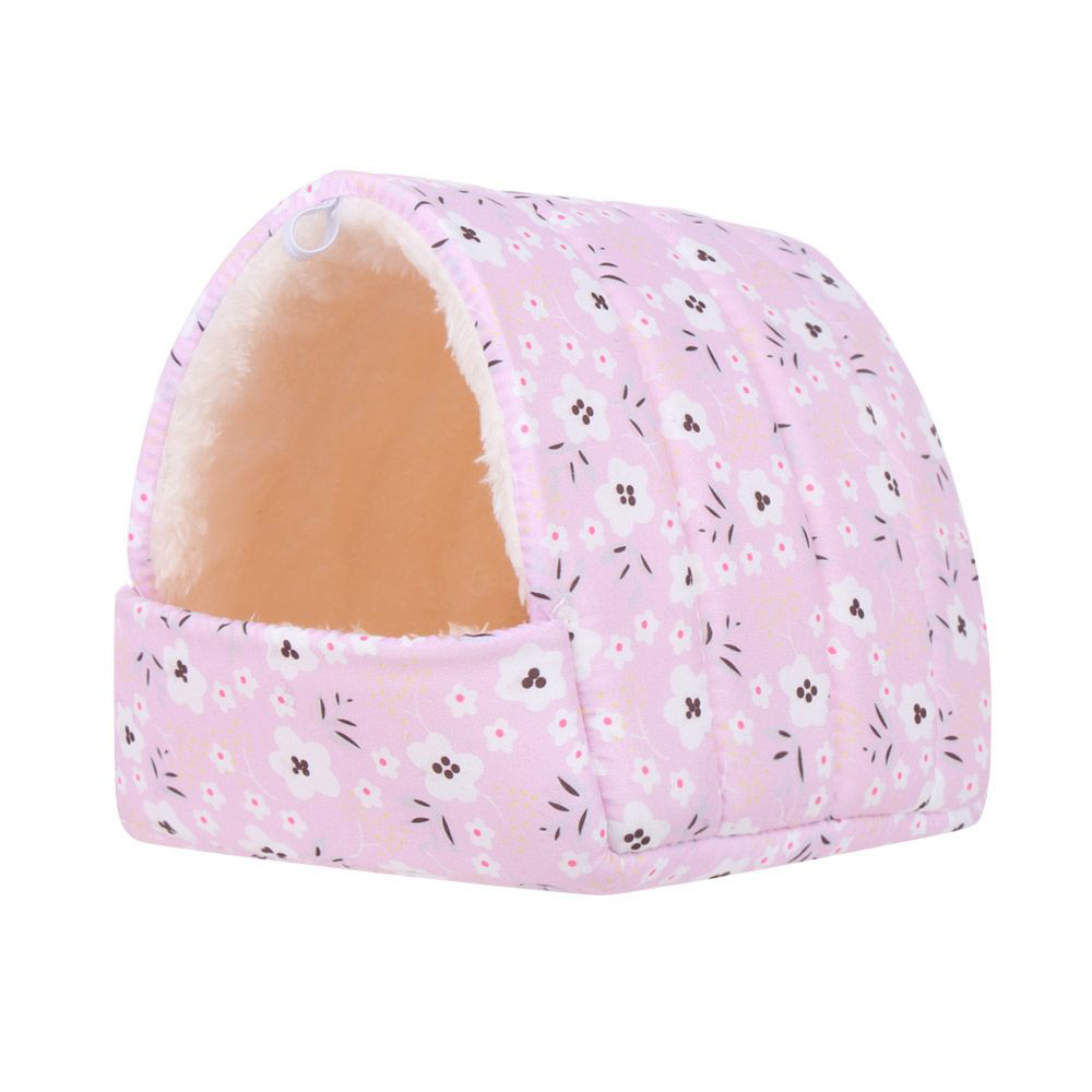Casa de hámster suave de invierno, Mini Animal, conejo, ardilla, hamaca, nido, conejillo de indias, rata, ratones, cama para dormir cálida, suministros para mascotas: 4XL / Amarillo claro