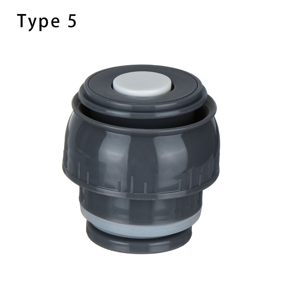 Válvula de salida de taza de vacío Universal, termo para exterior, tapa de botella de agua, accesorios, tapón, 45MM: Type 5