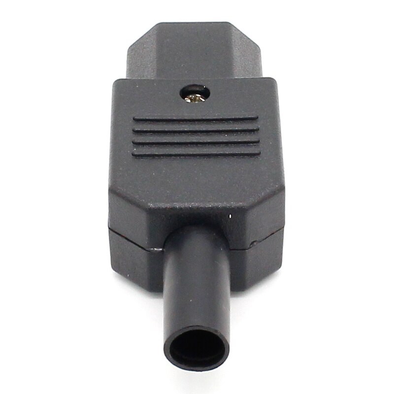 10pcs Price 10A 250V Black IEC C13 female Plug Rewirable Power Connector 3 pin AC Socket