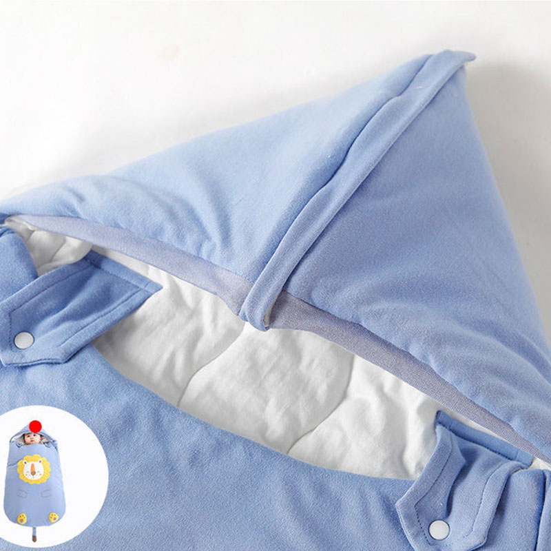 1 Stuk Pasgeborenen Slaapzak Winter Dikker Baby Anti-Kick Inbakeren Cartoon Baby Jongens Meisjes Sleepsack Katoen Baby Wrap deken