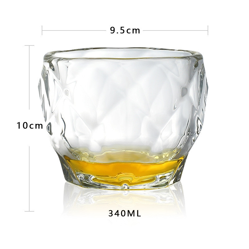 Varmebestandig gennemsigtig krystal øl whisky brandy vodka kop multi mønster drinkware bar: Type 7