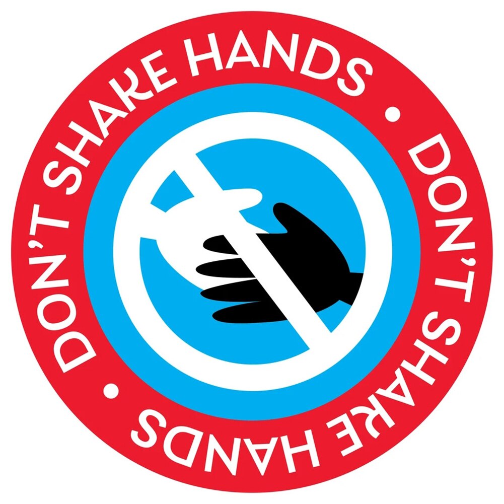 Public area Social Distancing Floor Sticker Indoor Ground Sticker Safety Floor Sign Decal Sticker for Crowd Control Guidanc