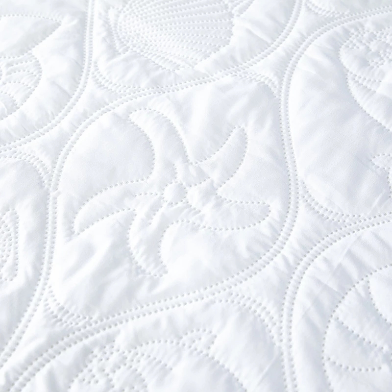 Effen Kleur Gewatteerde Reliëf Waterdichte Matrasbeschermer 160*200 Hoeslaken Stijl Cover Voor Matras Dikke Zachte Pad Voor bedden