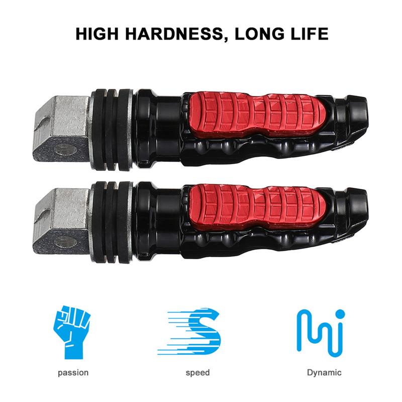 2pcs Motorcycle Pedal Bike Rear Foot Peg Motorcycle Footrest Metal Footrest