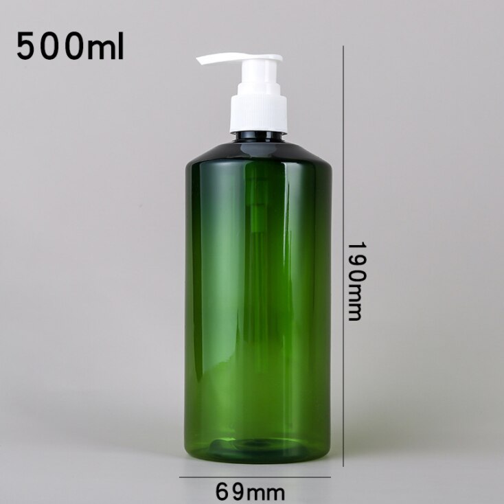100/150/200/500ml Green Soap Dispenser Bottles Portable Hand Sanitizer Shampoo Lotion Storage Container Bathroom Sub-bottle: H