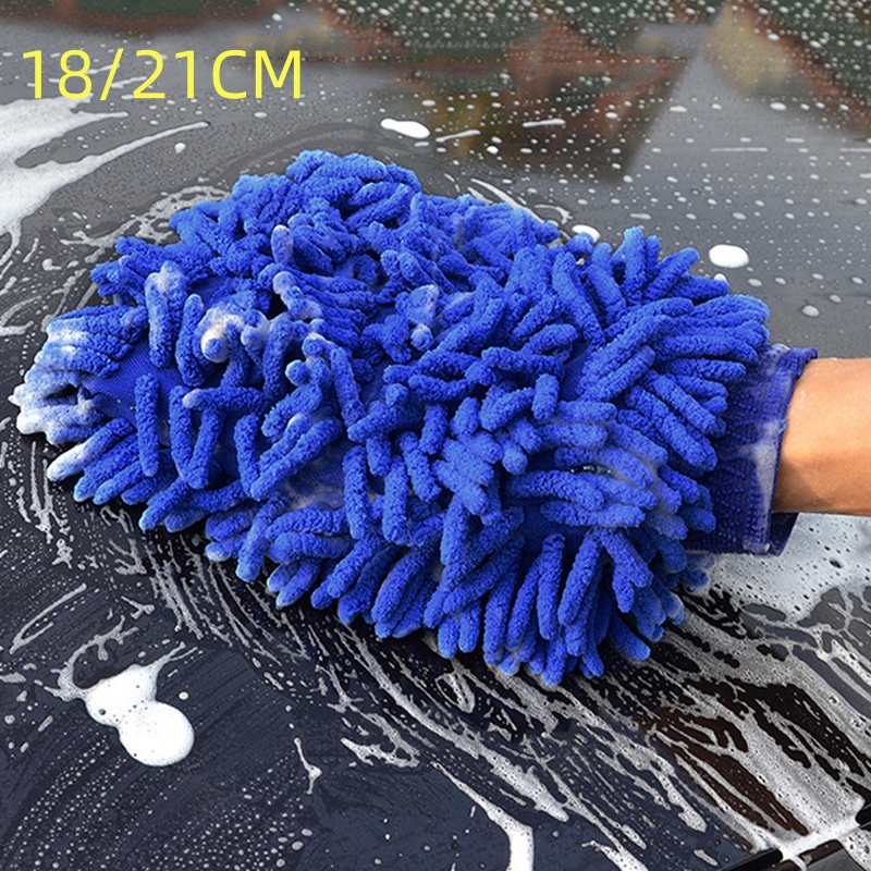 Autowaschhandschuhe, Chenille-Handschuh, Plüschlappen, verdickt, doppelseitig, Autozubehör, Reinigungswerkzeuge, Autozubehör, Autopflege