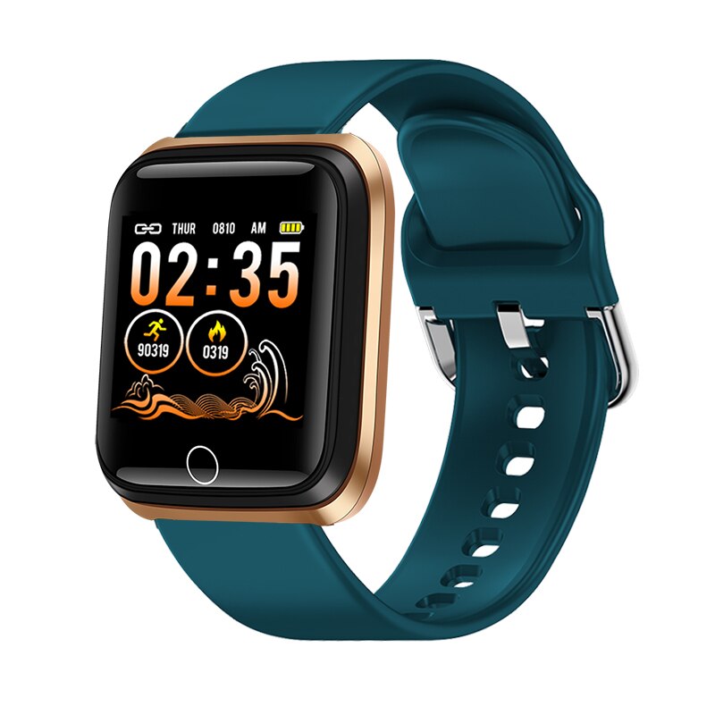 LIGE Smartwatch Women - Fitness Tracker, Heart Rate Monitor, 1.3" TFT Round Display, Life Waterproof: Gold blue
