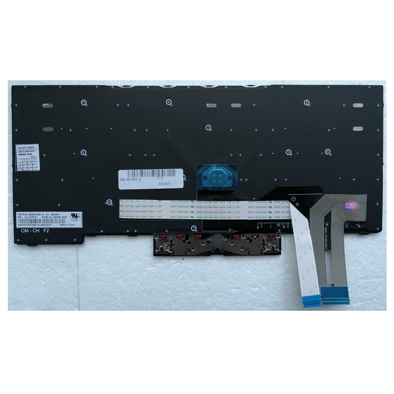 Spanish Keyboard for Lenovo Thinkpad E480 T480S L480 T490 E490 T495 L380 L390 Yoga L490 P43s Laptop SP