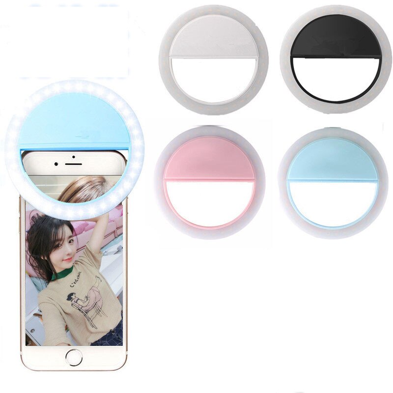 Anneau lumineux à Led pour téléphone portable, lampe à Clip, maquillage, appareil Photo, éclairage intelligent, lumières d'amélioration