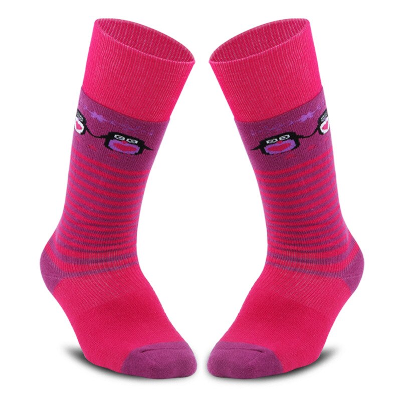 Winter Thermische Sport Mountain Snowboard Skiën Sokken Wandelen Mannen Vrouwen Knie Voetbal Compressie Kousen ijshockey kids: Rood / XS