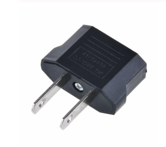 10 stuks/partij eu euro europa naar vs usa stroomaansluiting wandstekker converter reisadapter