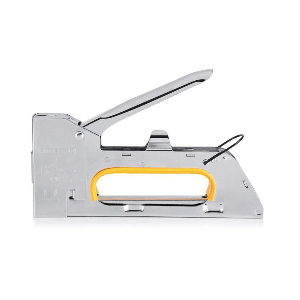 Staple Gun 3 in 1 Heavy Duty with Staple Remover and Steel Stapler Operated 1008F Nail Tacker Way Staples Hand 3 Brad M2Z7