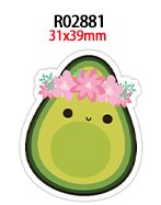 Platte avocado hars accessoires 30 stuks/lot diy decoratie knutselen  r0286 r0287 r0288: R02881