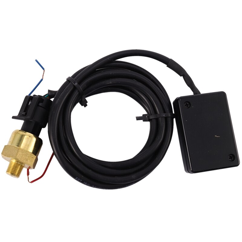 1/8 NPT Sensor Digita Oil Pressure Gauge Red Display 4WD Turbo Diese Petrol: Default Title