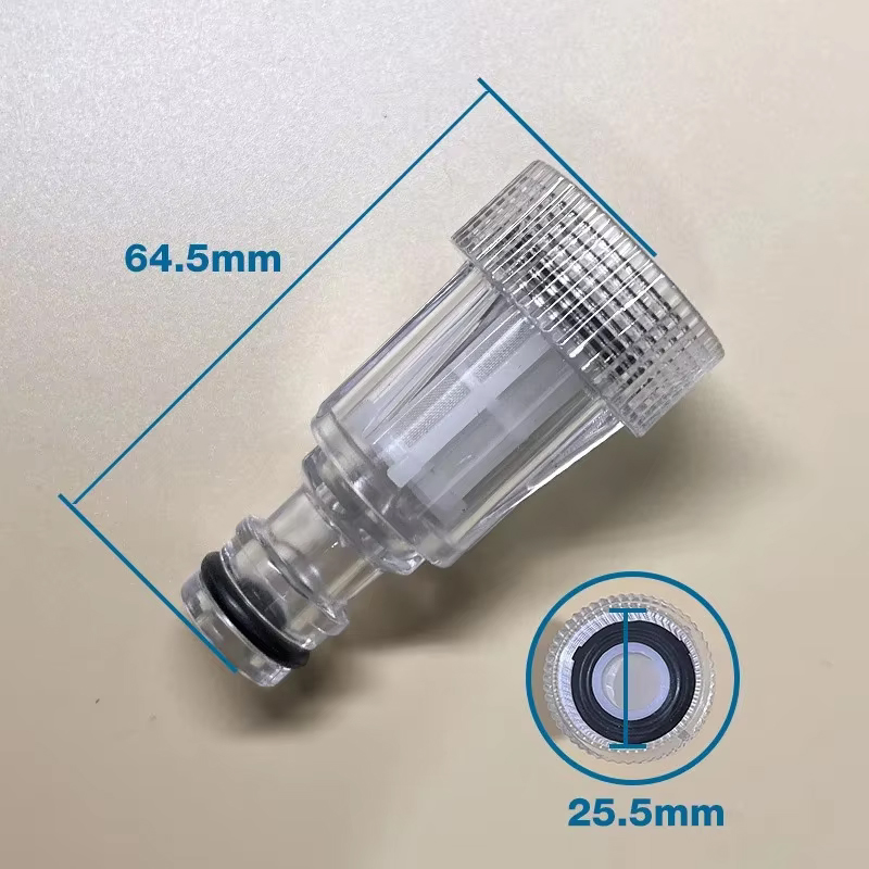 Hogedrukreiniger Wasstraat Accessoires voor Yili Waterinlaatslang Inlaatmoer Snelkoppelingen Waterzeef Vervanging: Kaki