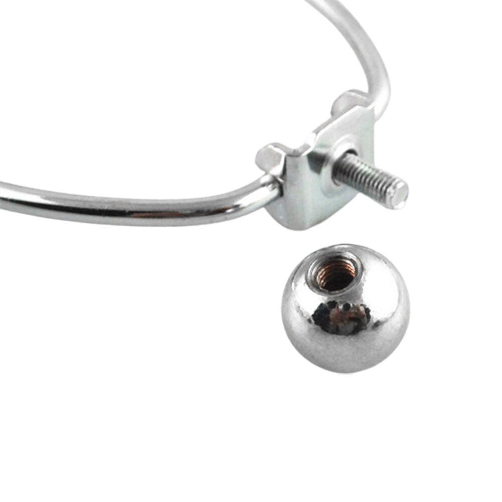 2pcs Guard U Shape Lamp Harp Chrome Polished Solid Lighting Accessories Iron Plating For Floor Light Prevent Breakage Home Decor