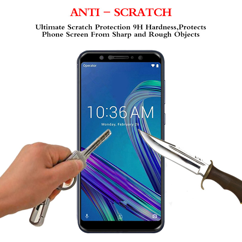 2 pièces verre trempé pour ASUS ZenFone Max Pro M1 ZB602KL protecteur d'écran couverture complète ASUS Zenfone Max Pro M1 ZB602KL X00TD Film