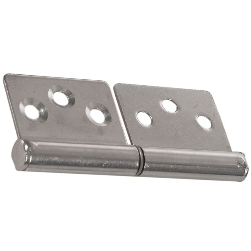 3 inch Silver Tone stainless steel 360 Degree Rotating Window Door Flag Hinge 2 Pieces