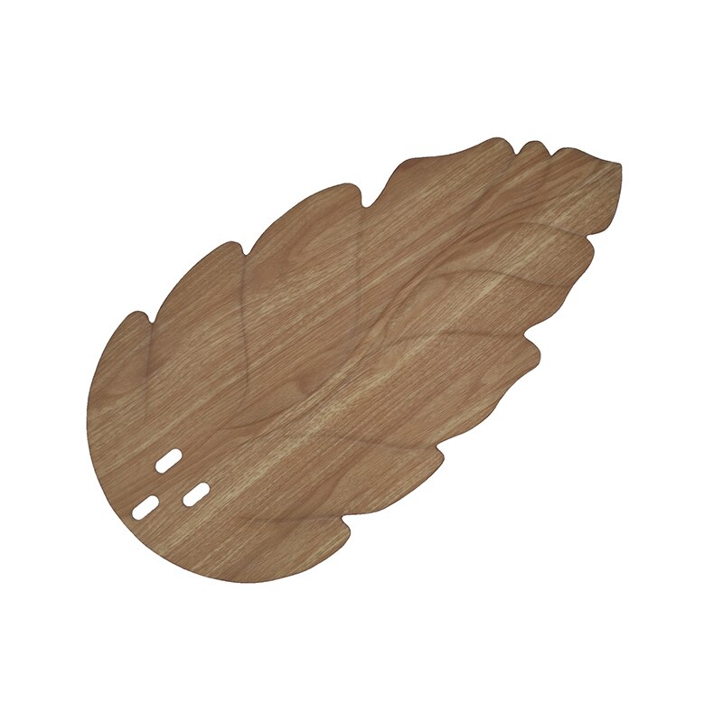 Tropical Ceiling Light Fan Blade Replacement Indoor Outdoor Room Lamp Ventilator Accessory ABS Bamboo Straw Weaving Leaf