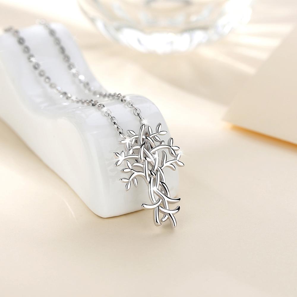 EUDORA 925 Sterling Silver Tree Of Life Pendant Necklace For Men Women Celtic Knot Jewelry with box Anniversary party D300