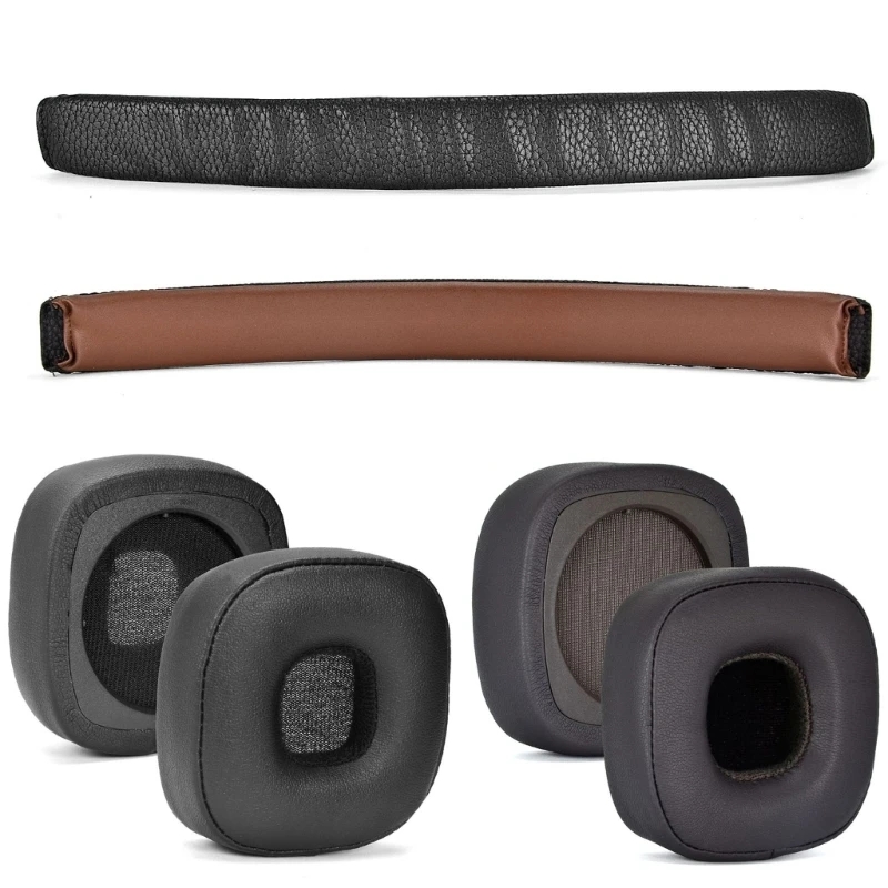 Almohadillas para Marshall Major III con cable,Major IV Major III Major3 Major4 inalámbrico, almohadillas para auriculares, piezas de reparación de cubierta de almohadillas para los oídos