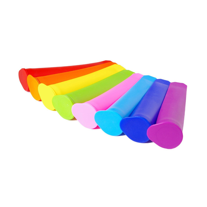 1 ud. De moldes de silicona para polos, moldes cilíndricos para el hogar, para verano, polos de hielo, moldes para congelador, accesorios de herramientas DIY