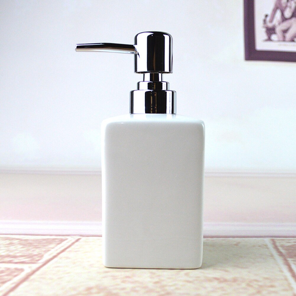 320ml Bathroom Kitchen Hotel Soap Bottle Ceramic Lotion Liquid Soap Dispenser Storage Bottle Shampoo Wash Hair Container