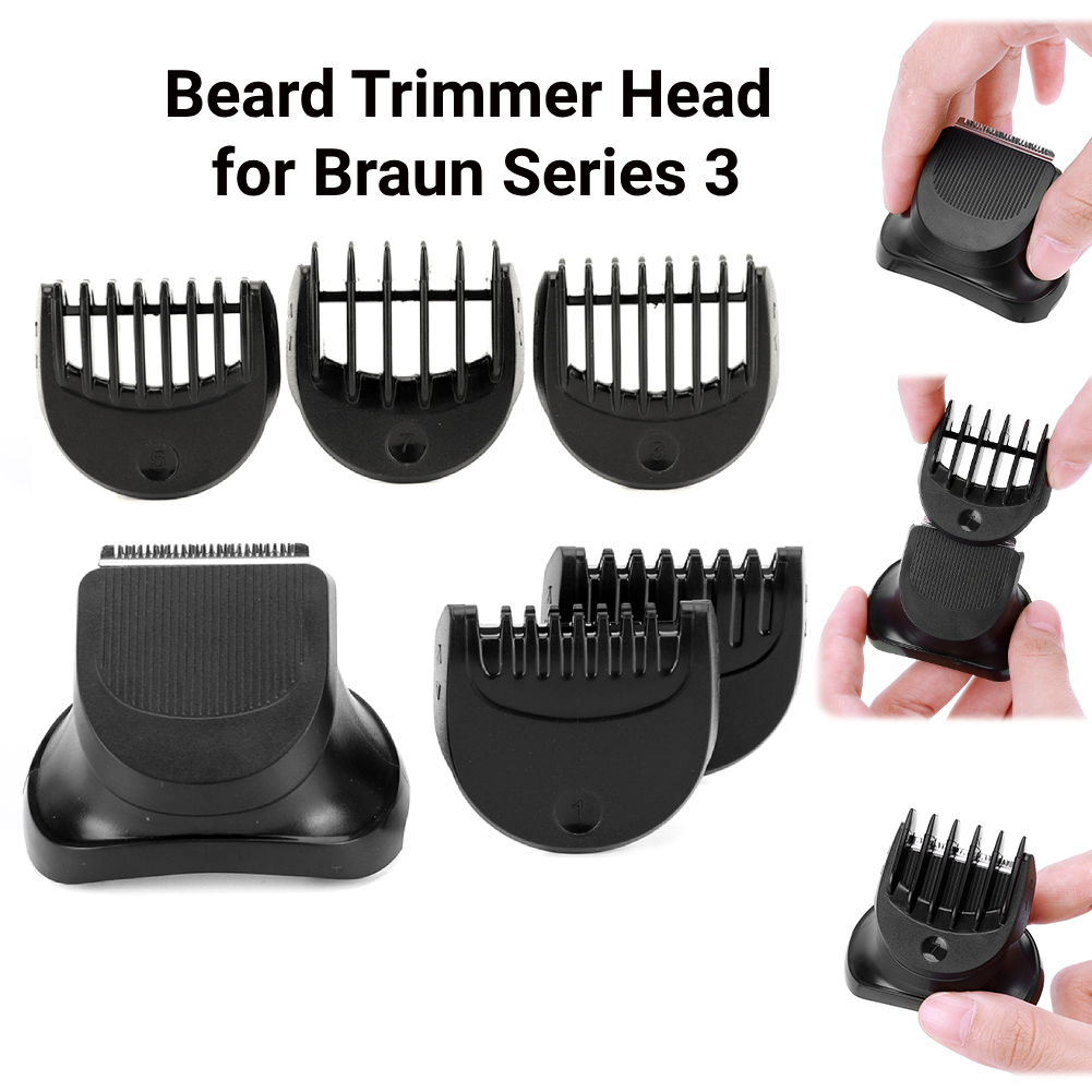 Beard Trimmer Head Replacement for Braun Series 3 Electric Shaver 380s-4 3040 3045 300s 301s 310s 3000s 3010s 3020s 3030s 3040s