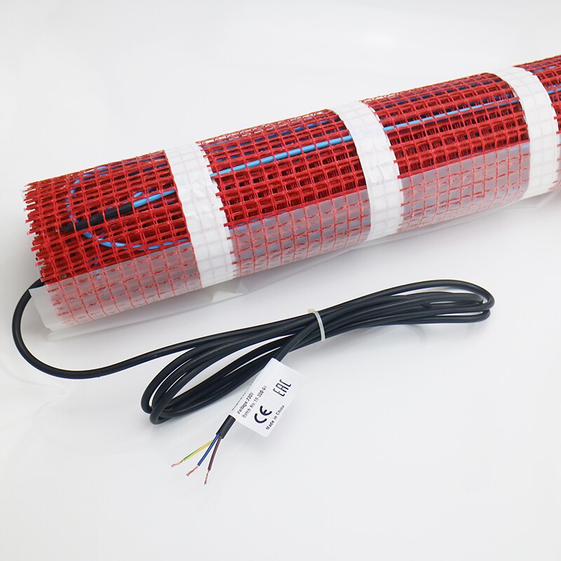 1800W 12sqm Electric Floor Heating Mats Convenient Mounting Winter Heating Systems For Villa