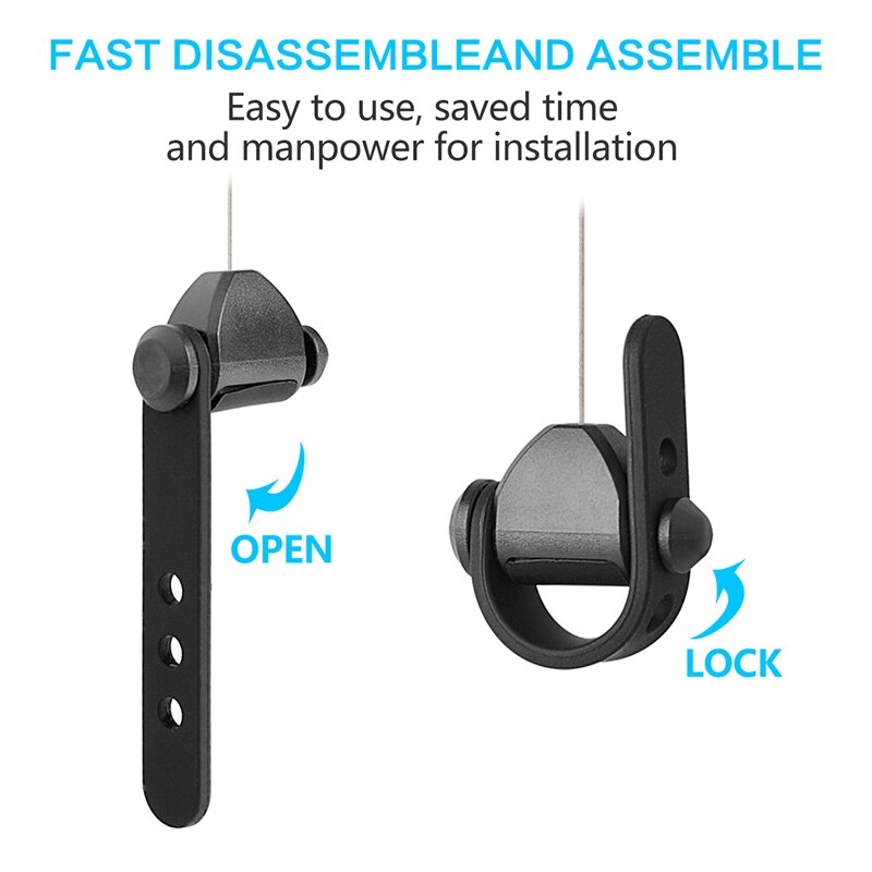 1 Pcs Anti-Blue Light Screen Protector Film Cover & 1 Set VR Cable Pulley System