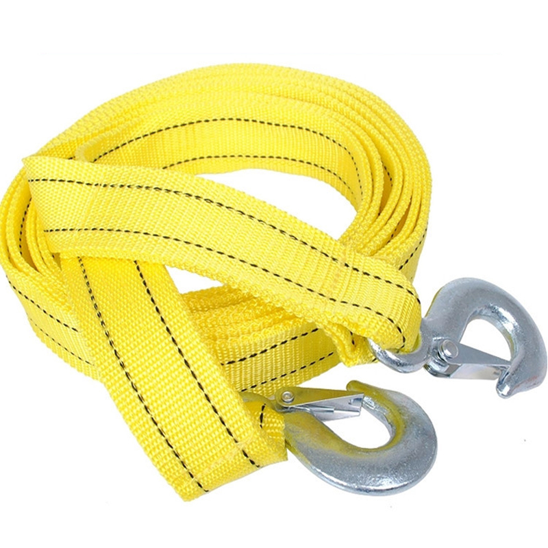 1Pc 1/3/4/5M Auto Sleepkabel Riem Haken Heavy Duty Bestelwagen Aanhanger Trekkabel Trekken Van Weg Aanhangbanden Auto Accessoires