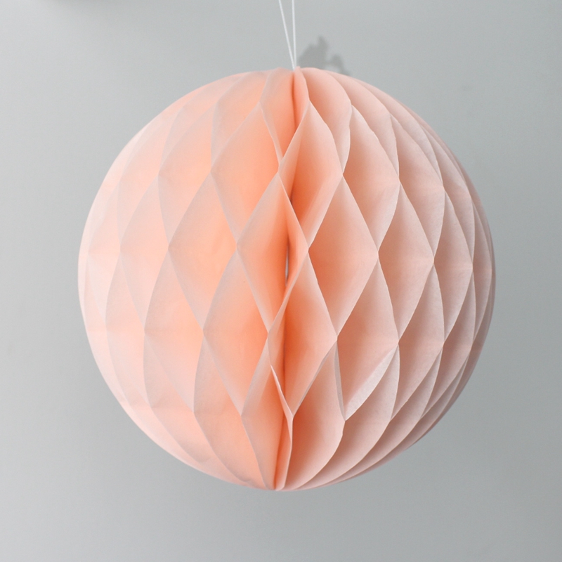 8 " (20cm) 17 farver honeycomb bolde papir lanterner bryllup husholdningsdekorationer supermarkeder shopping markeder udendørs dekoration: Koralpulver