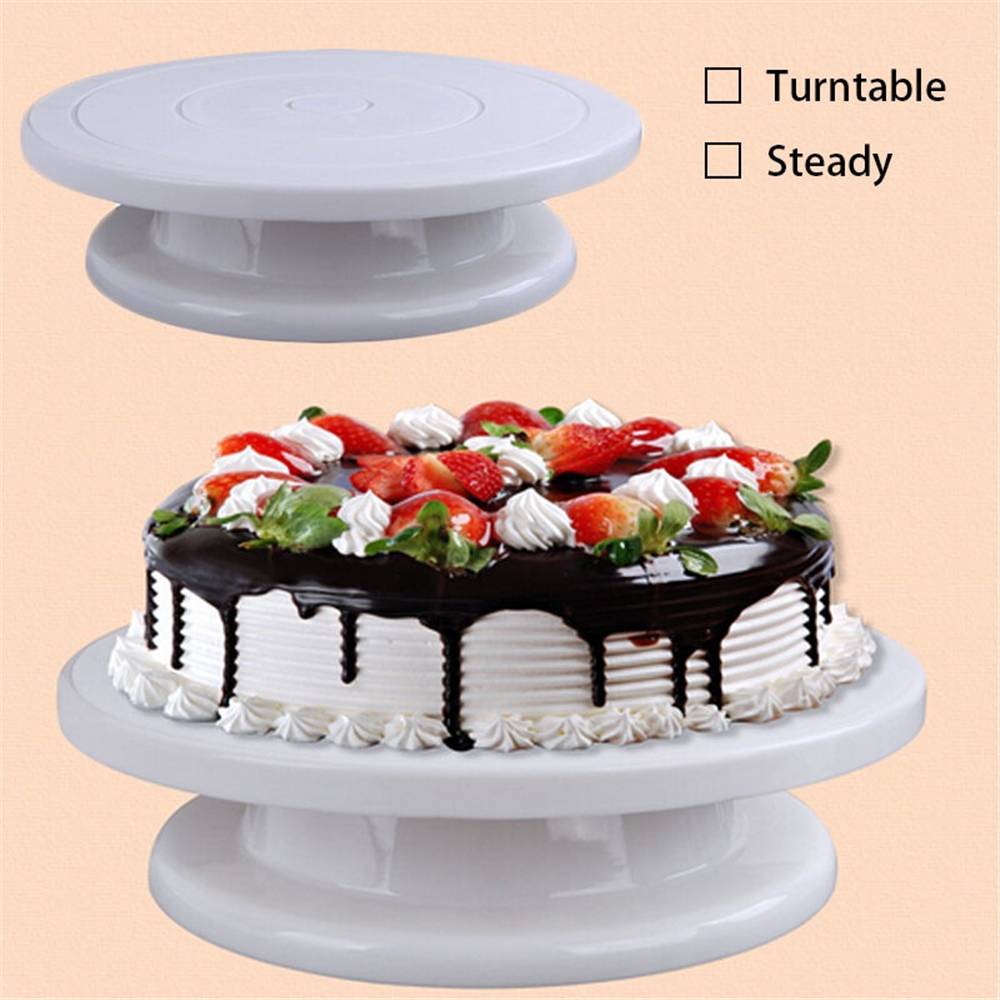 Cake Turn Table Cake Stand Rotating Icing Display Stand
