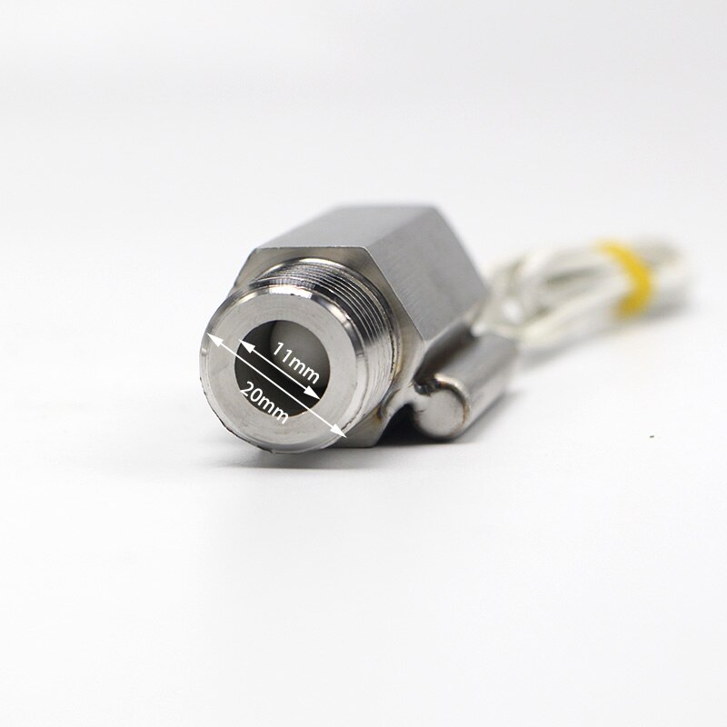 110V 1/2&quot; Liquid Water Flow Sensor Switch Male Thread Ports Metal Shell ZFS-03S