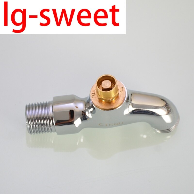Faucet key with lock, inner corners, 6mm, outdoor tap water, anti-theft, outdoor square 1/2 IN switch handle