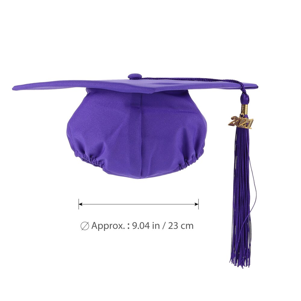 1 Pc Practical Graduation Cap Meaningful Bachelor Hat Headgear (Free Size)