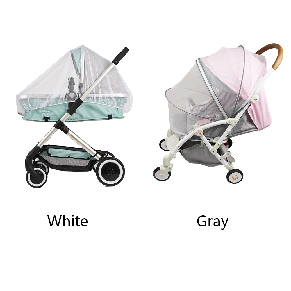 Baby Stroller Full Cover Accessories Safe Pushchair Fly Insect Protection Mosquito Net Buggy Summer Cart Crib Netting Mesh