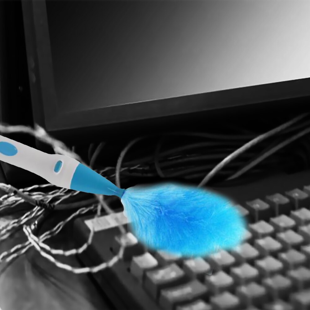 2022 Elektrische Plumeau Verstelbare Boekenplank Venster Borstel Als Huishoudelijke Schoon Helper Automatische Stof Borstel Stofdoek