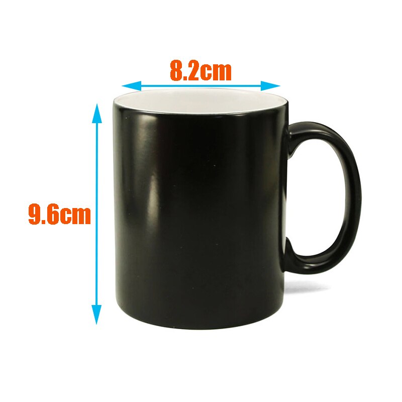 Moon Wolf Temperatuur Veranderende Cup Kleur Veranderende Mokken Creatieve Warmtegevoelige Cup Koffie Thee Melk Mok Novelty
