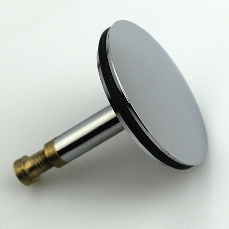 Tapón para bañera de 43mm, escurridor de desagüe de latón con sello plano