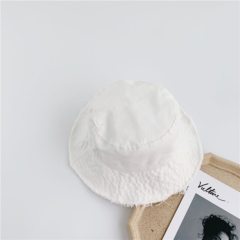 Gorros de cubo para mujer, sombrero de cubo Harajuku, sombrero de pesca al aire libre Panamá, gorra de Hip Hop para hombre, sombrero de verano para pescador para mujer: white