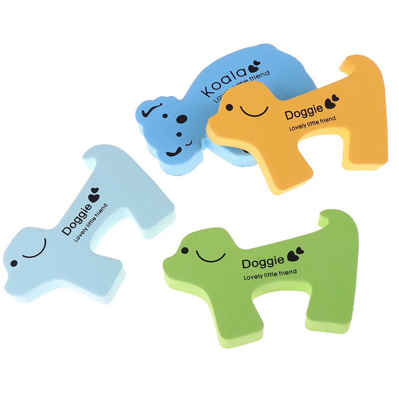 Baby security door card Cartoon kitten wind and pinch door stopper Baby blocking door stopper Baby safety protection