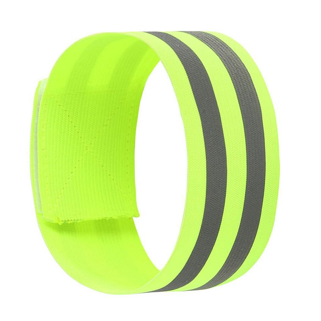 Bandas reflectantes banda elástica para el brazo correas para pierna y tobillo cinta reflectante de seguridad Reflector