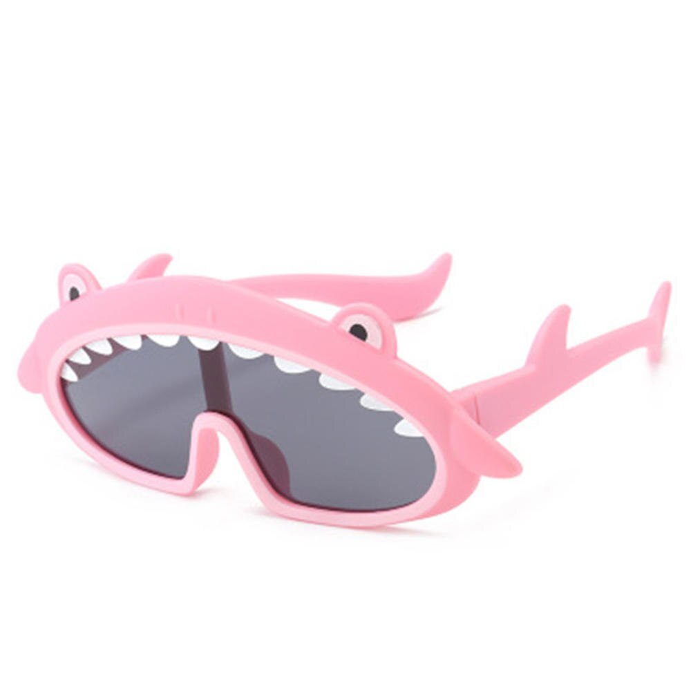 Nuevas gafas de sol polarizadas bonitas para niños, gafas de sol de tiburón de dibujos animados para niños, gafas de sol flexibles a la: 9