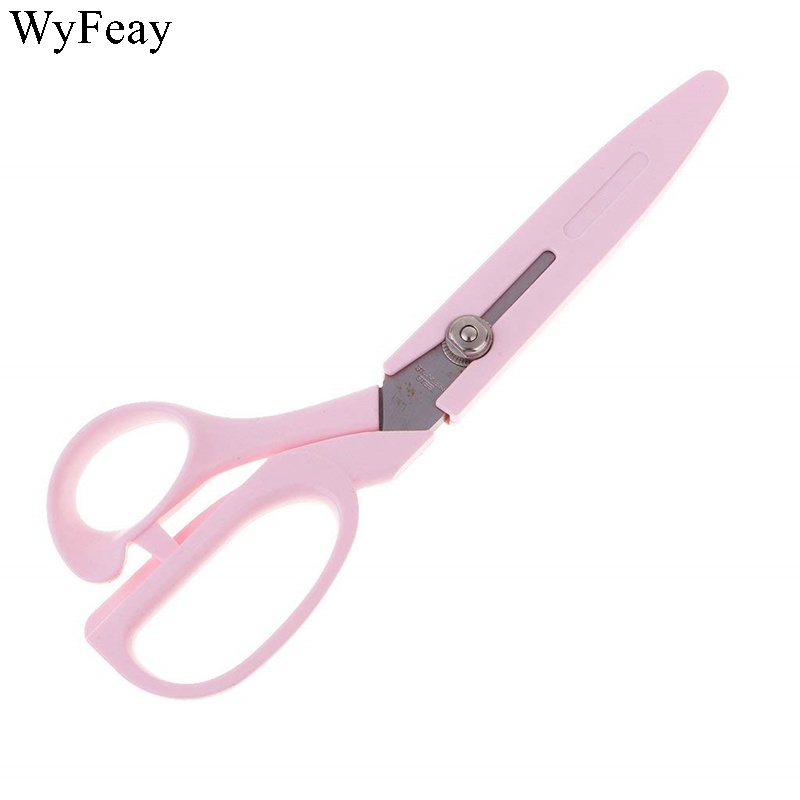 1 Pcs Pink With Cover High Carbon Stainless Steel Sewing Scissors Steel Tailor Scissors Dressmaking Fabric Shears