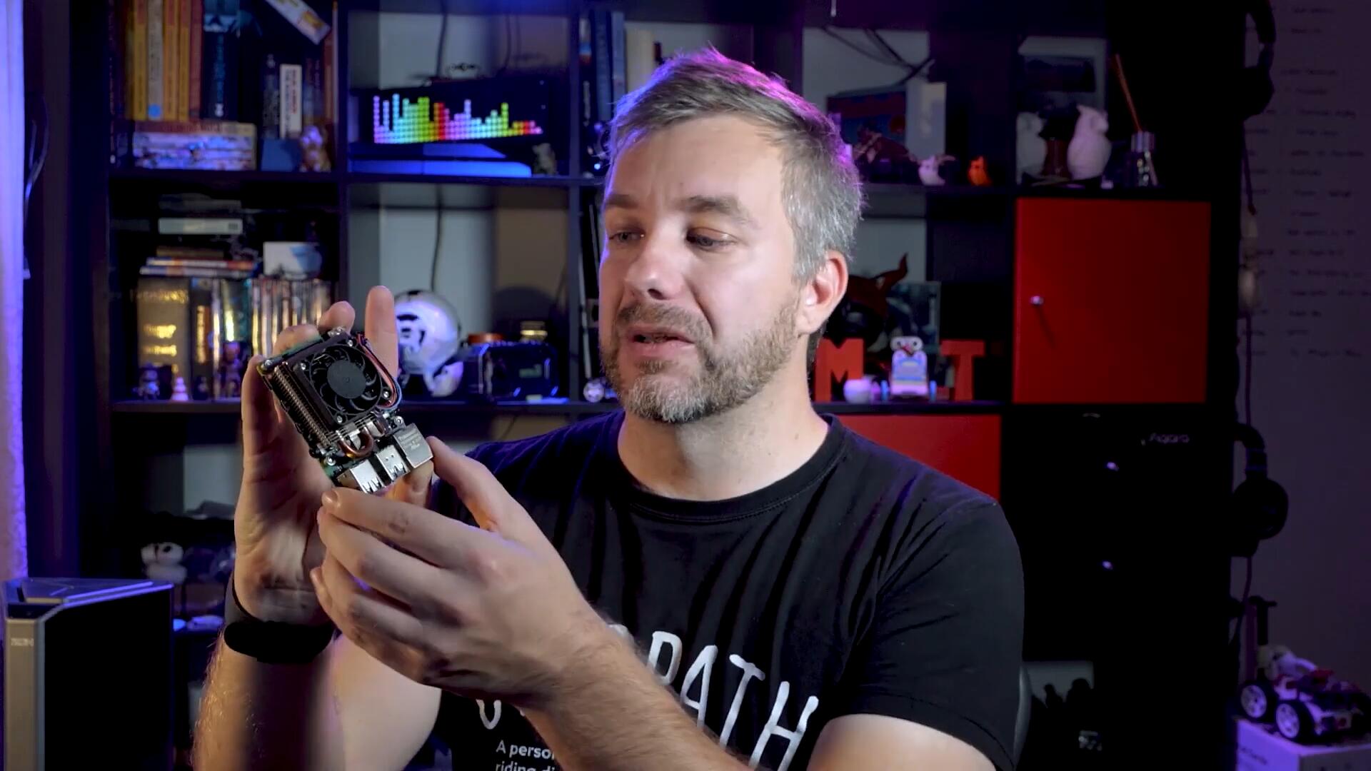 Raspberry Pi 4B ultradunne ijstorenkoeler koelventilator voor RPI 4-model B CPU-ventilator